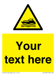 Custom Warning motorised watercraft